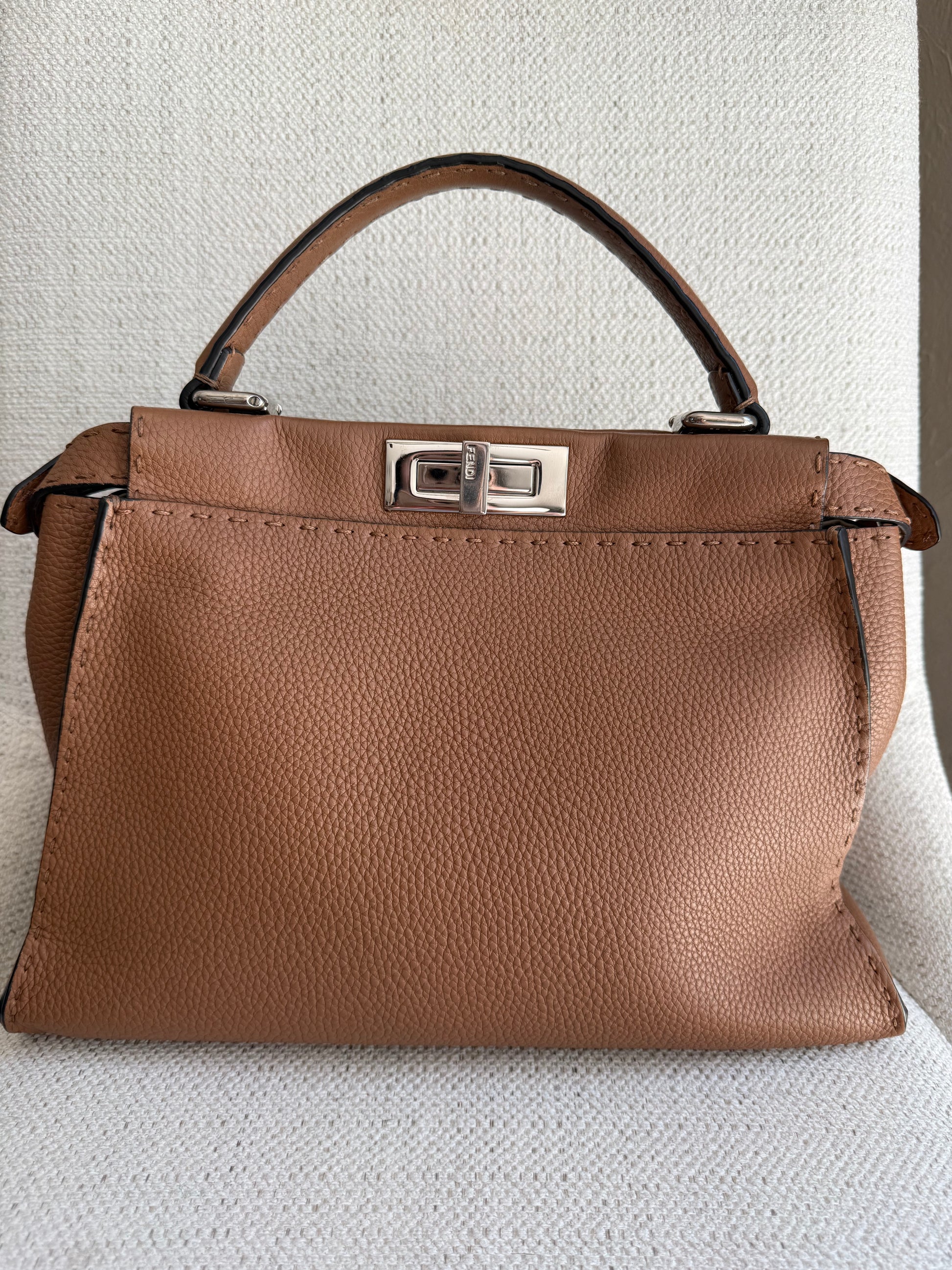 Fendi Selleria Peekaboo bag with crossbody strap