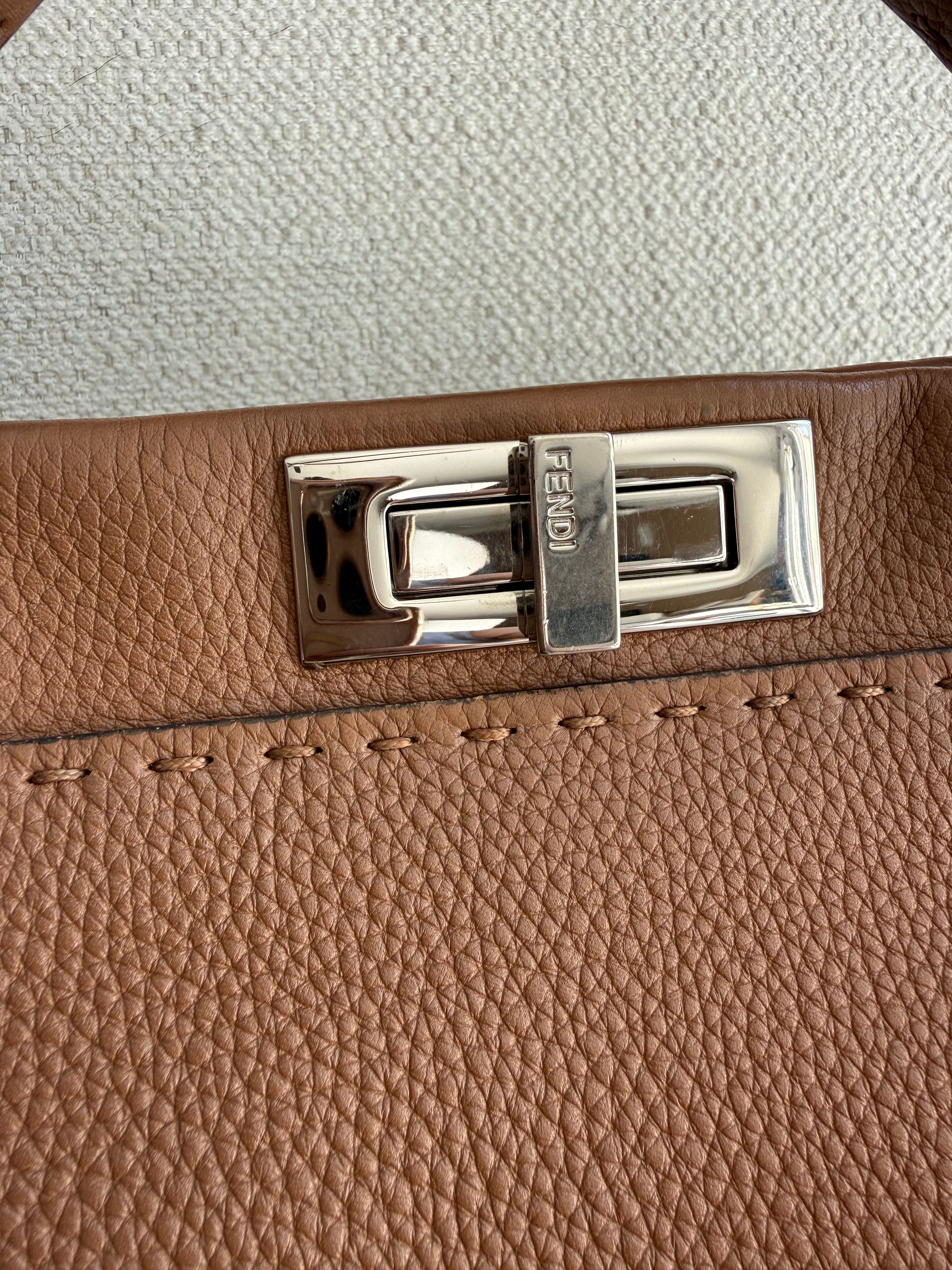 Fendi Selleria Peekaboo bag with crossbody strap