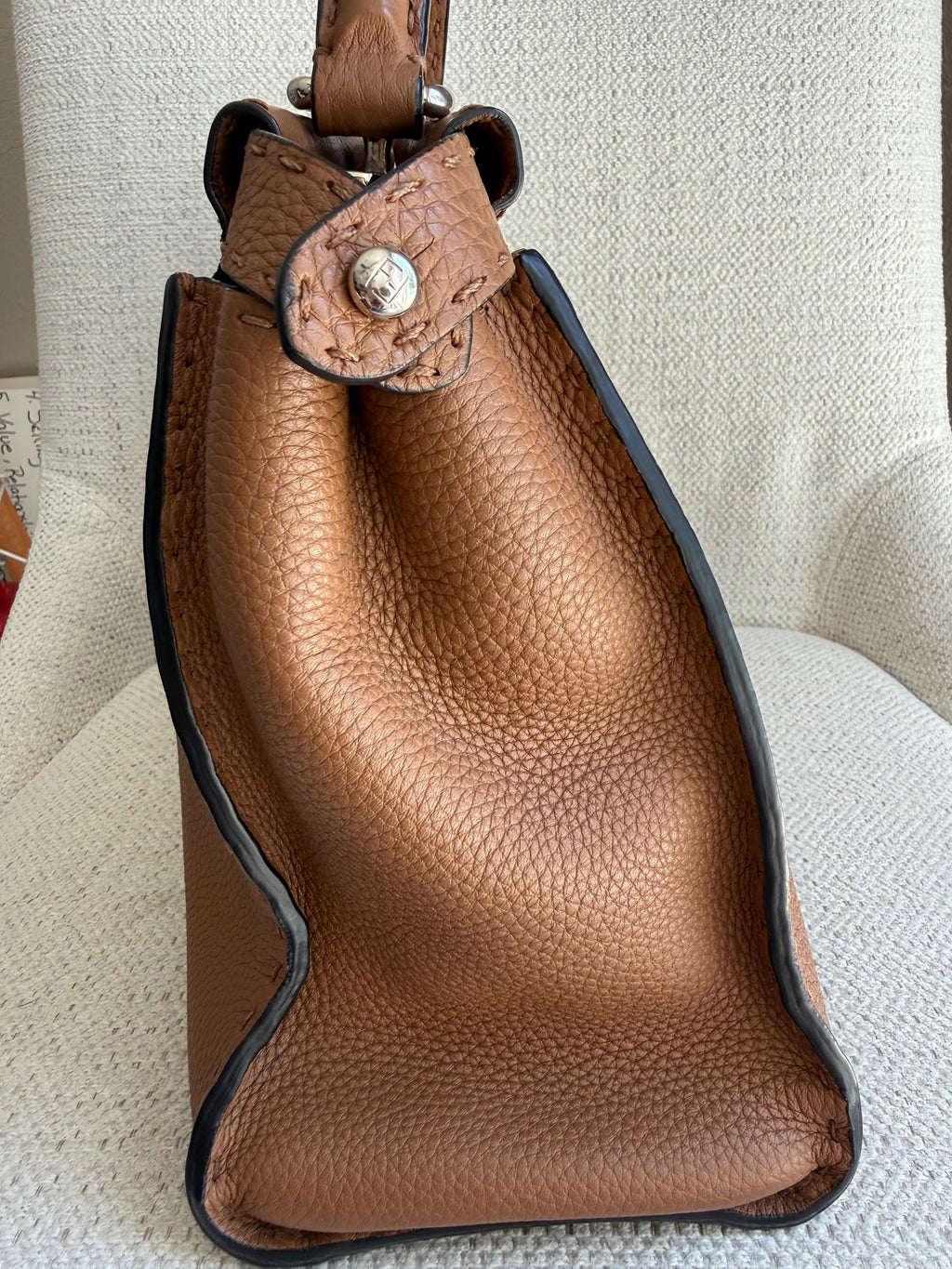 Fendi Selleria Peekaboo bag with crossbody strap