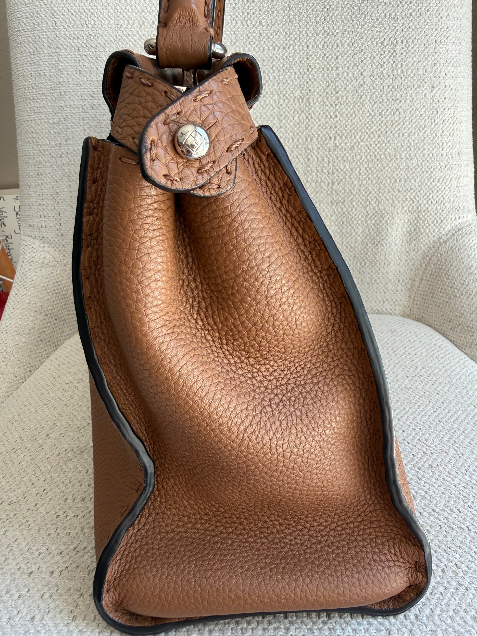 Fendi Selleria Peekaboo bag with crossbody strap