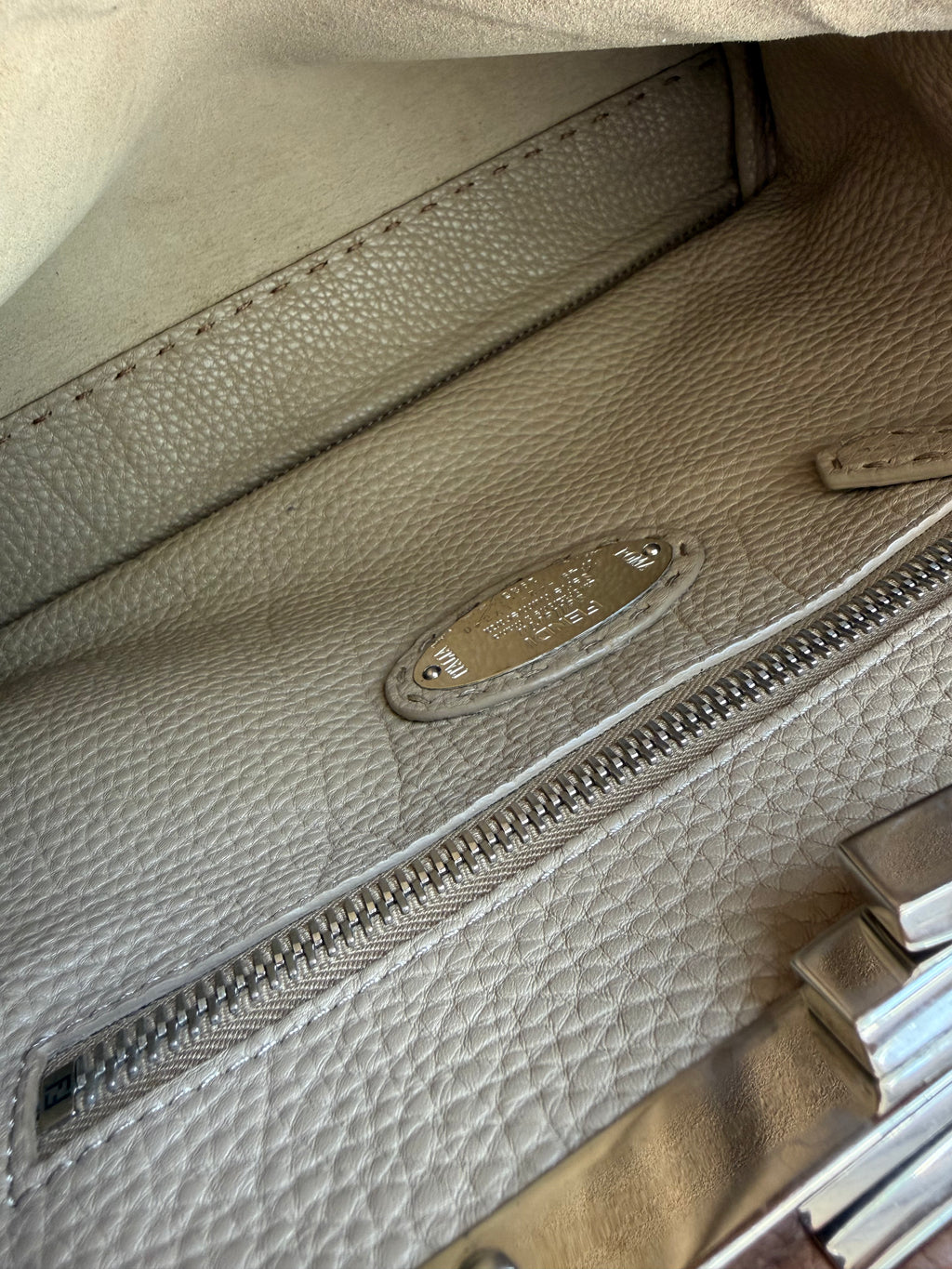 Fendi Selleria Peekaboo bag with crossbody strap