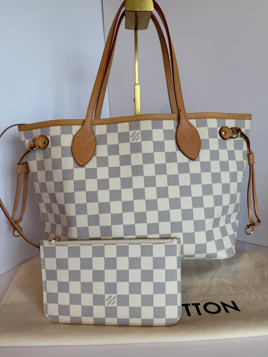 Louis Vuitton Damier Azur Neverfull PM like new
