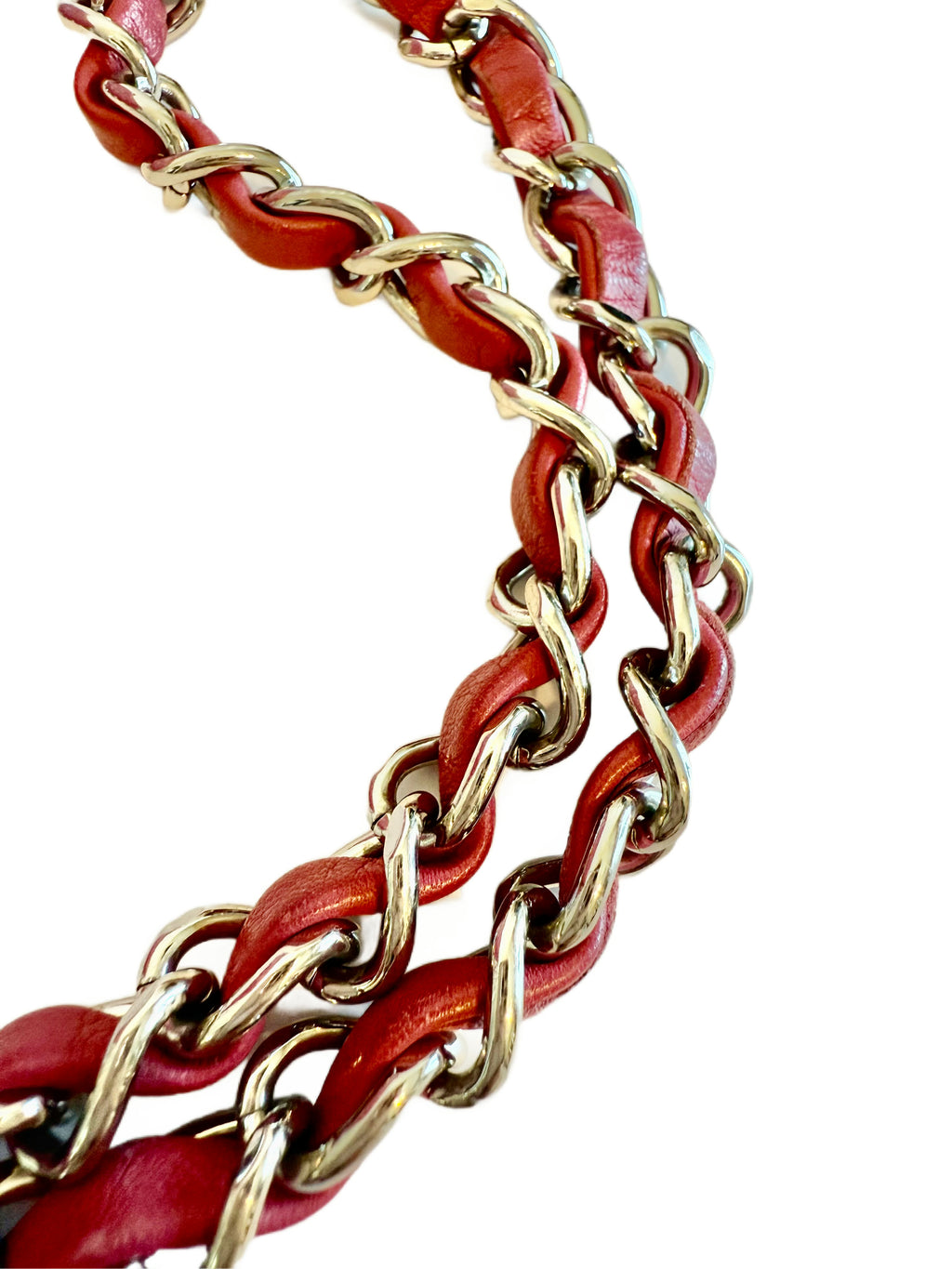 Chanel mini flap bag lambskin quilted fuschia