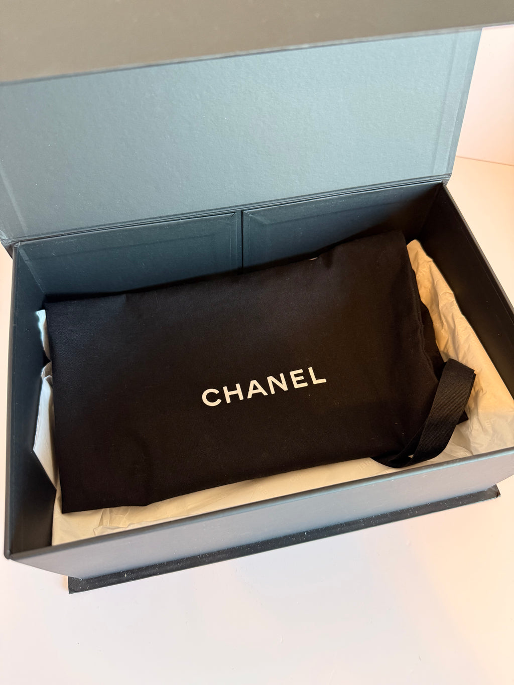 Chanel Lambskin Resin Quilted Mini Rectangular Pearl Samba Flap bag