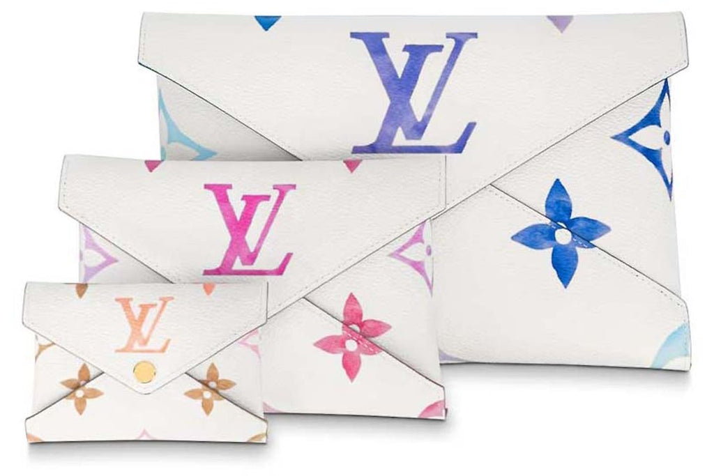 Louis Vuitton limited edition giant monogram Kirigami Pochette set By The Pool collection