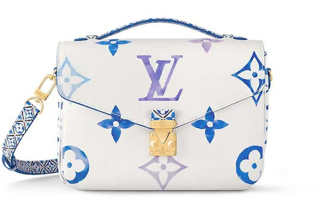 Louis Vuitton Giant Pochette Metis MM Bag blue