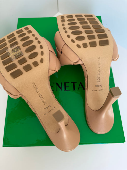 Bottega Veneta Lido sandals intrecciato leather weave size 39.5