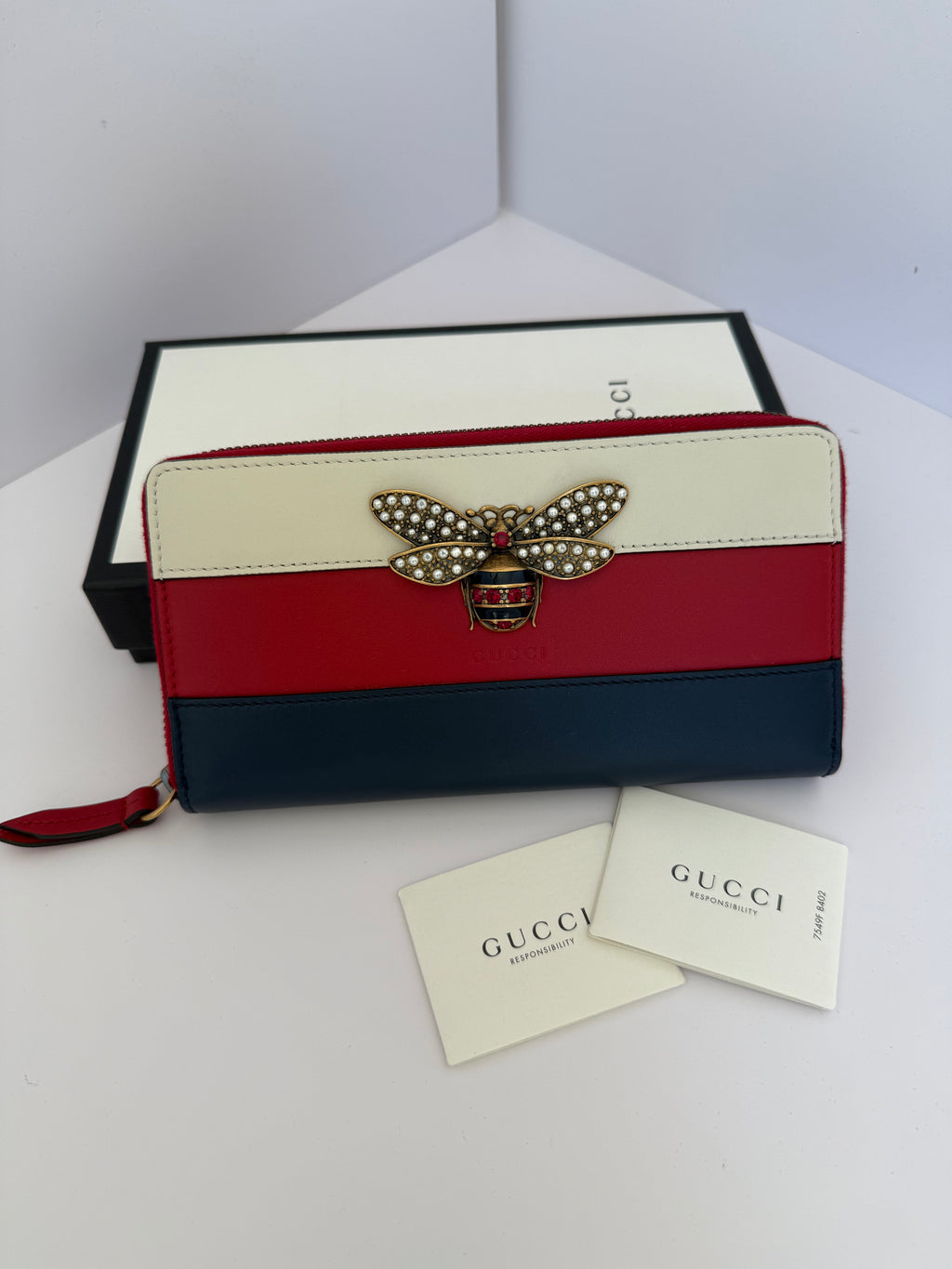 Gucci Queen Margaret zip-around wallet