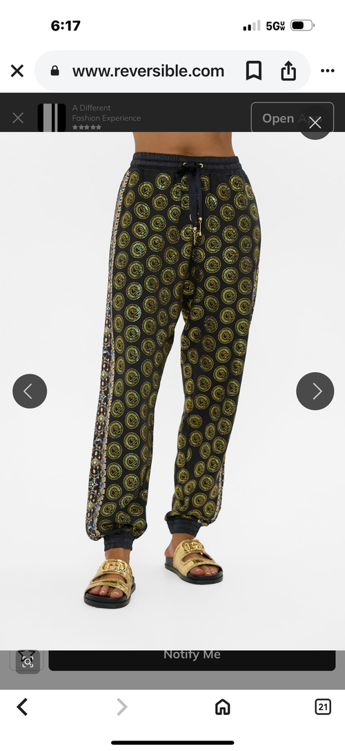 Camilla x wicked defy gravity track pants and top