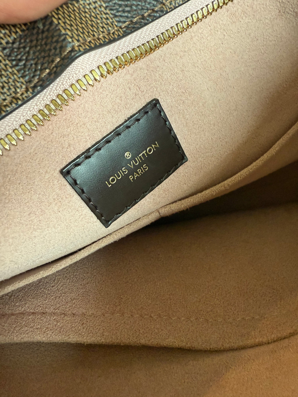 Louis Vuitton Damier Ebene Jersey tote bag