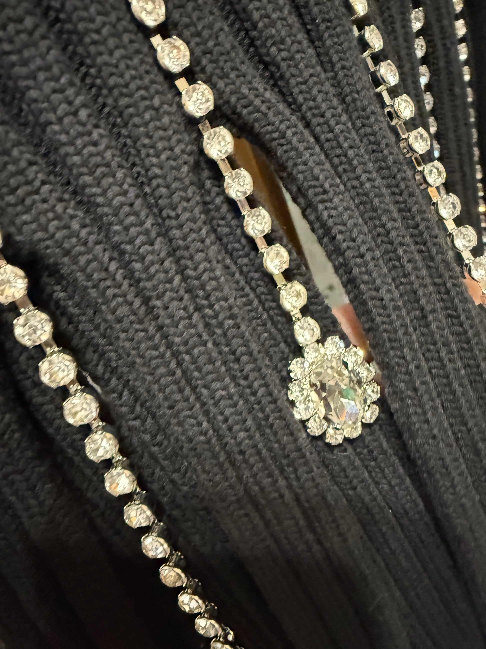 Area crystal cascade sweater