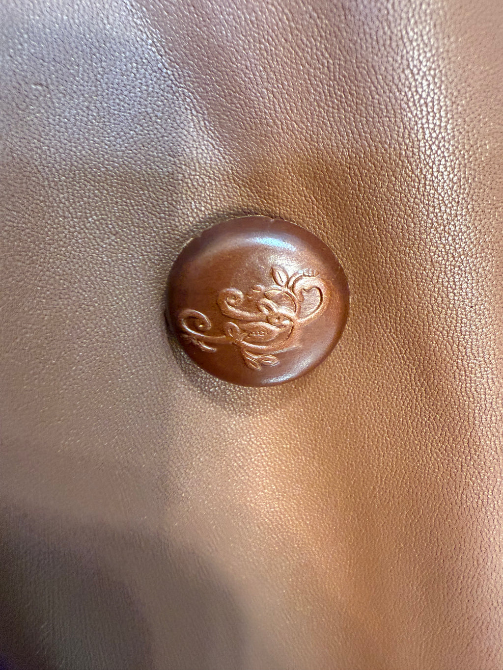 Escada lamb nappa trench jacket