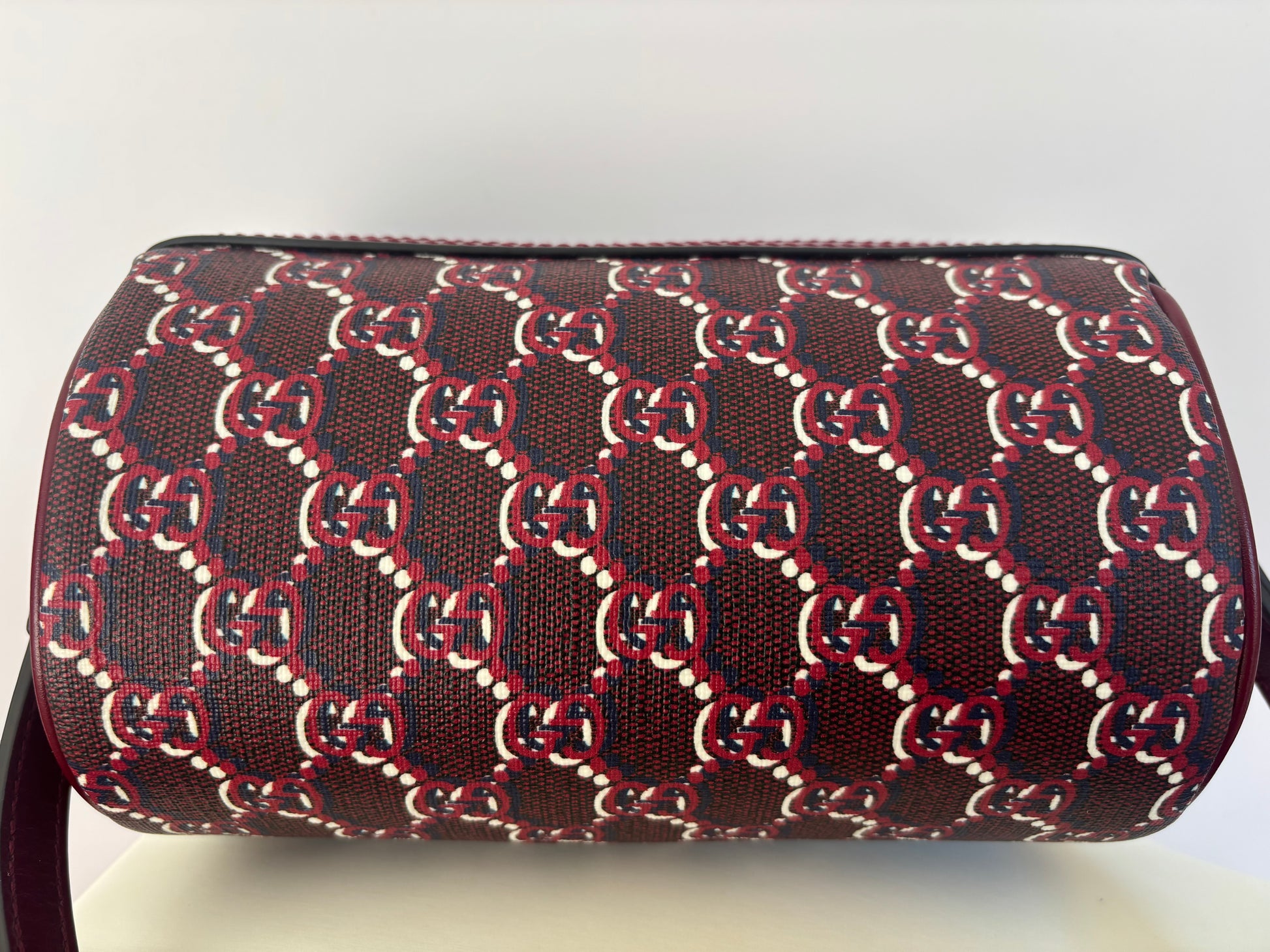 Gucci Roller Crossbody Bag GG Shadow Leather Mini