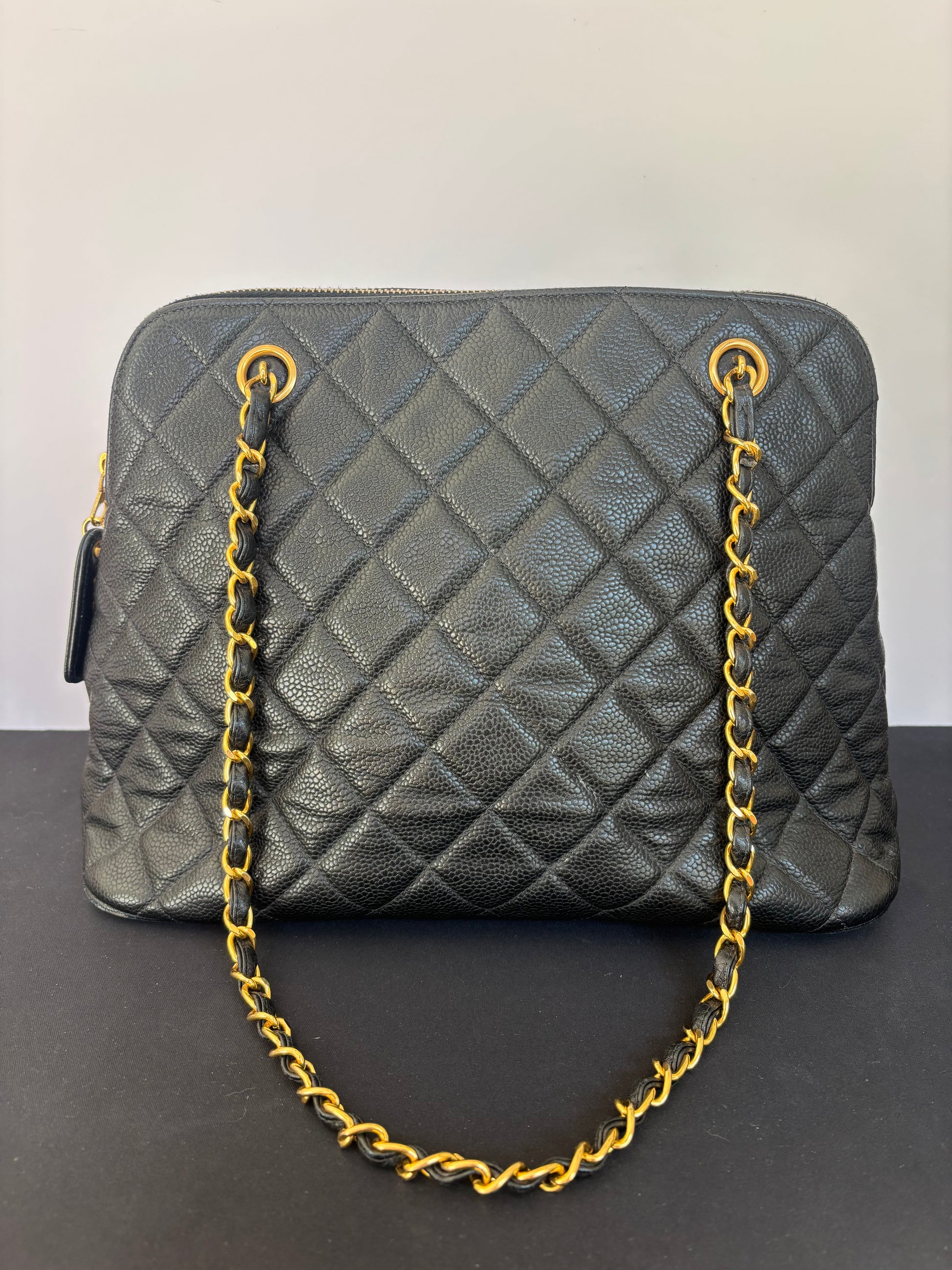 Chanel Vintage Matelasse Dome Bag