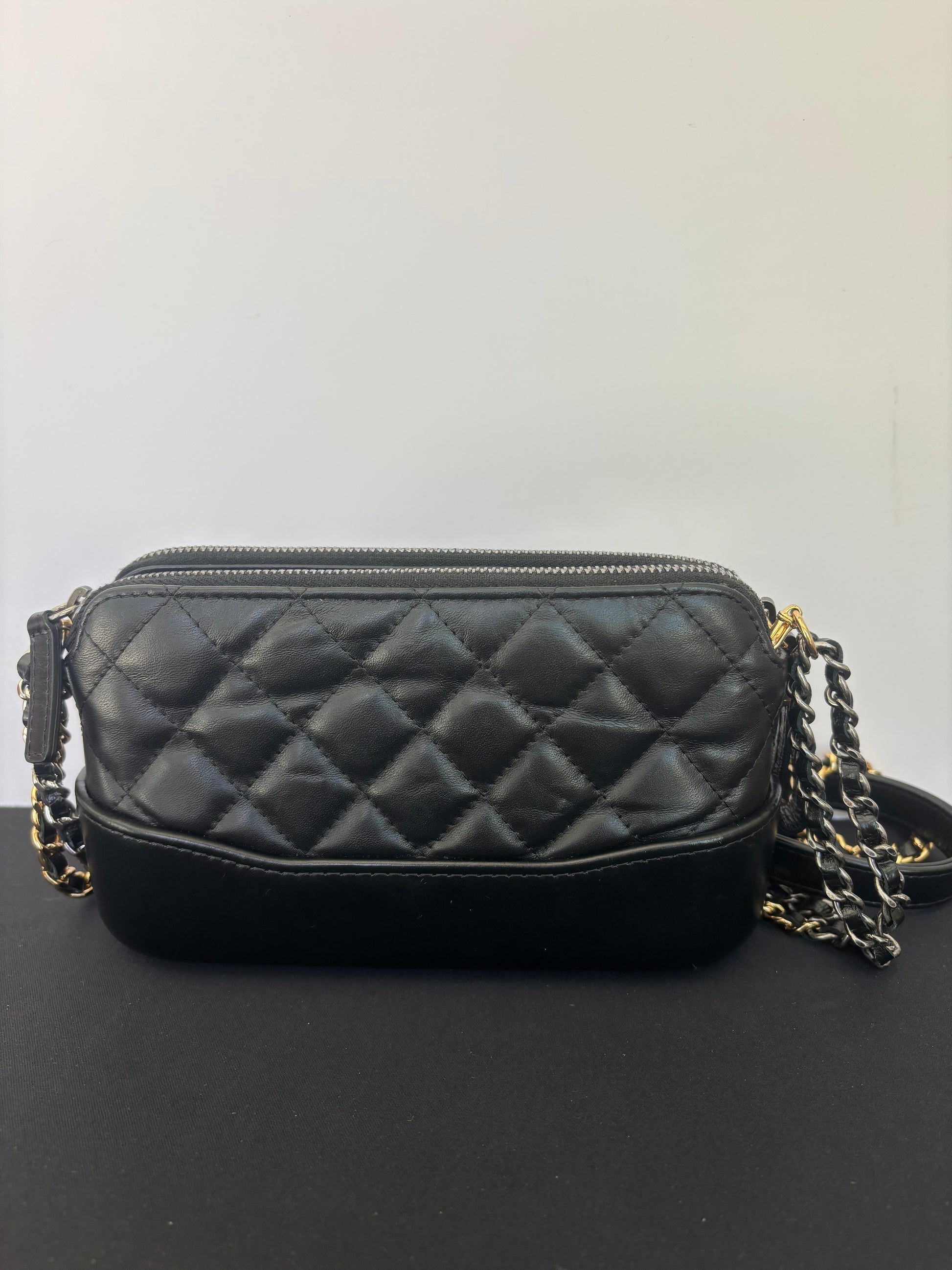 Chanel Gabrielle Double Zip Clutch