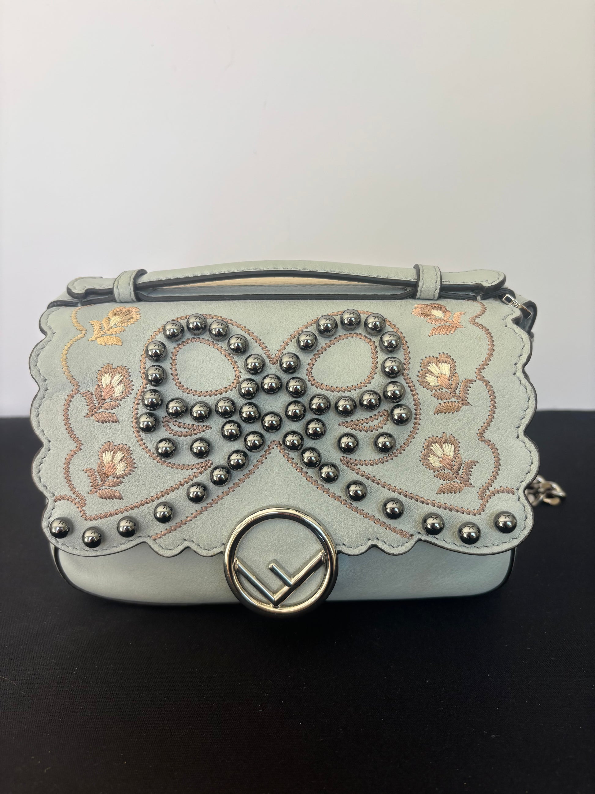 Fendi Vitello Dolce Flowers and Bows