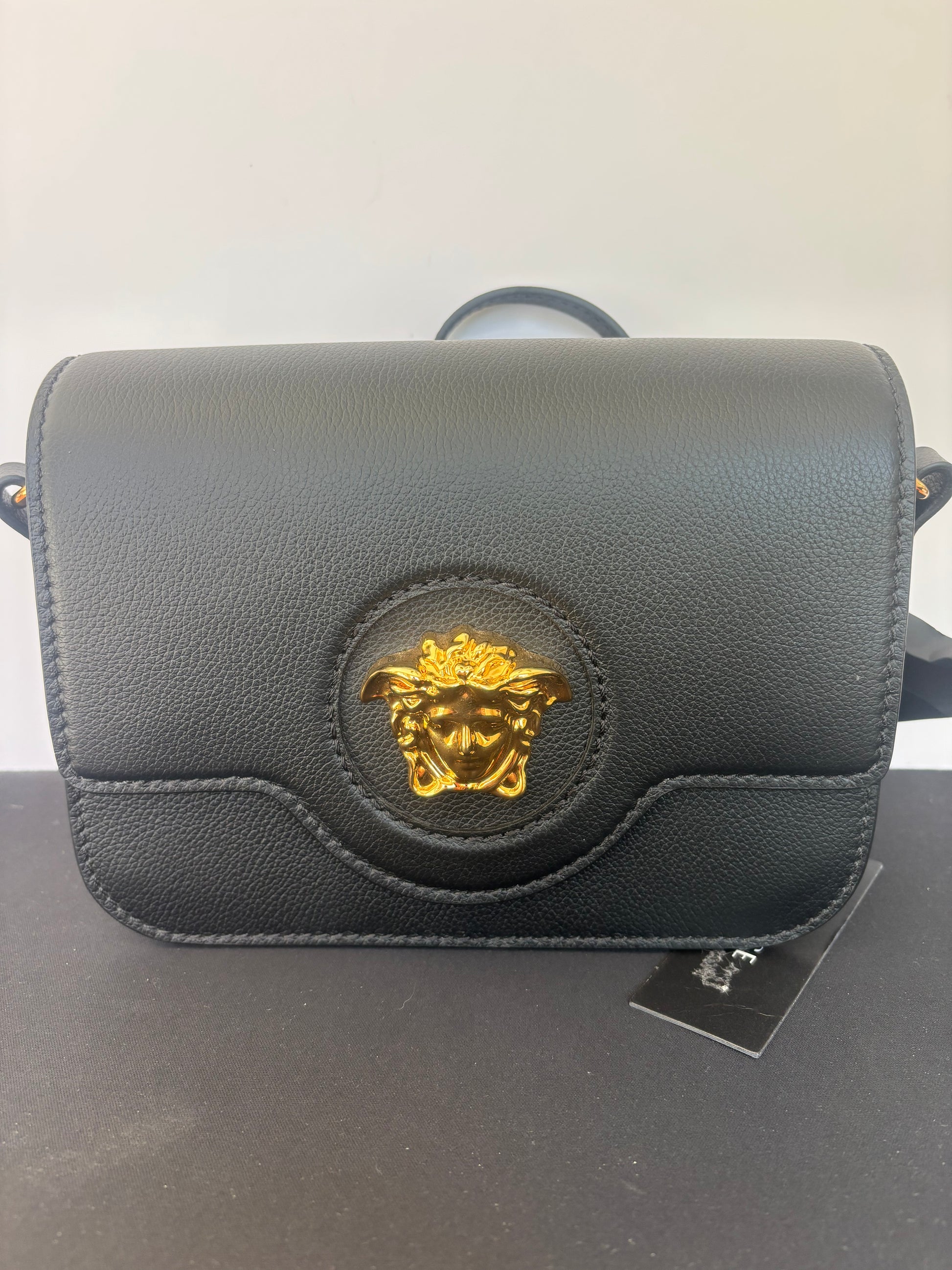 Versace La Medusa Flap Shoulder Bag