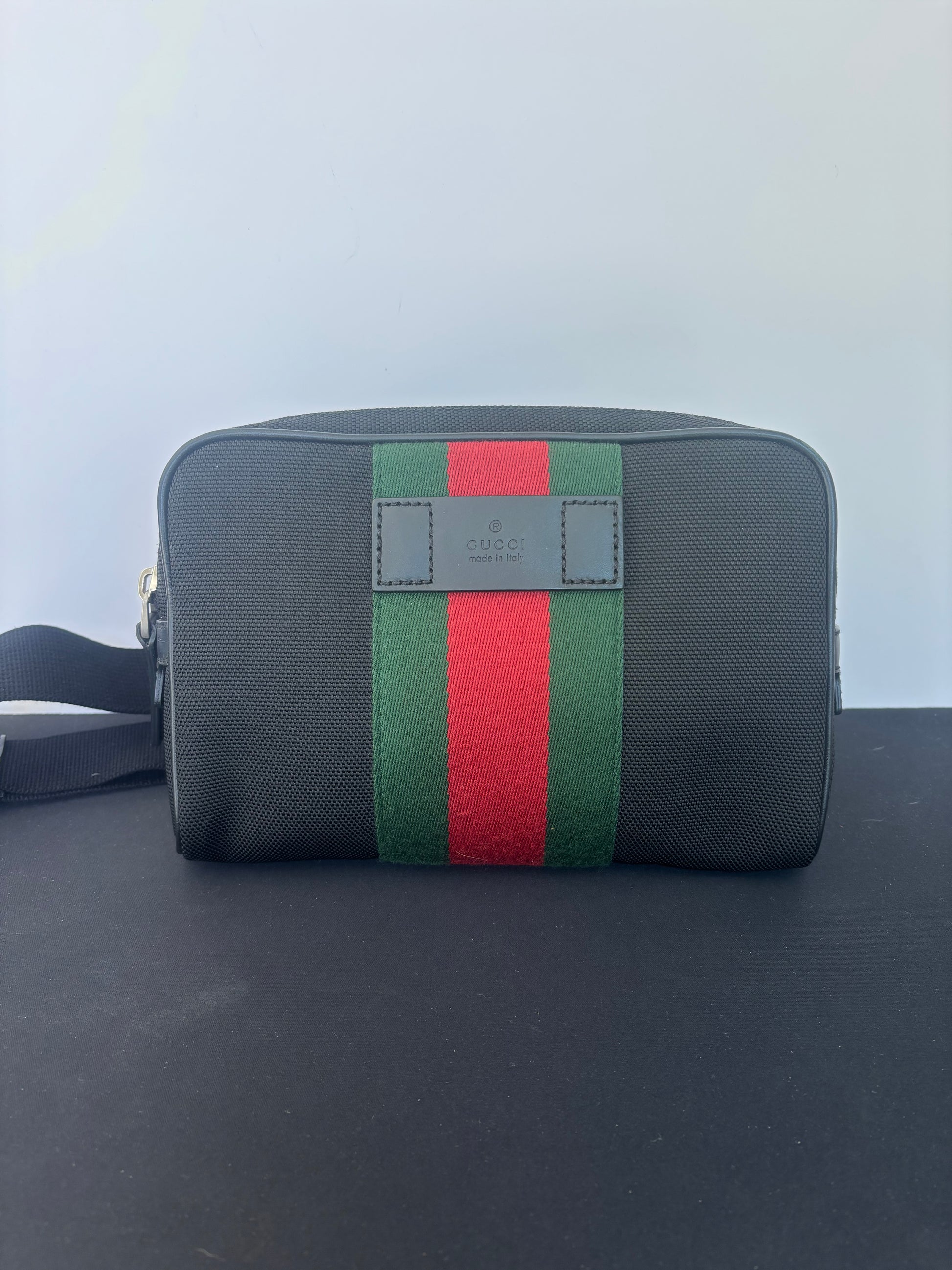 Gucci Techno Canvas Belt Bag