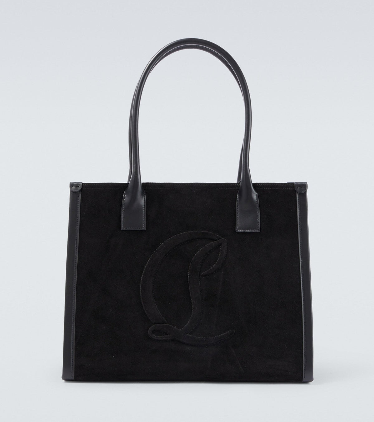 Christian Louboutin By My Side Tote - Canvas - Black - NIDHALHAUS